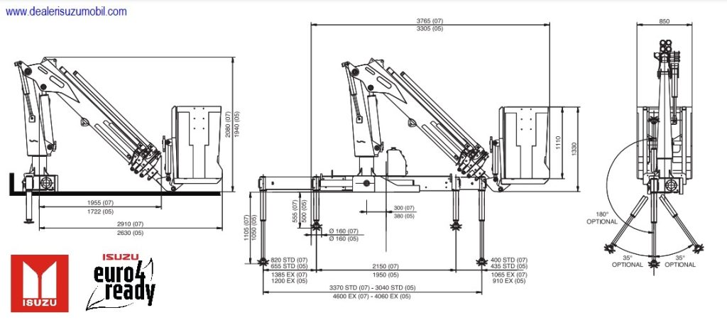 DRAWING SKY LIFT 15 METER ISUZU NMR DRAWING SKY LIFT 15 METER ISUZU NMR
