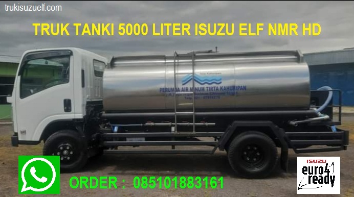 tangki air 5000 liter Chassis ISUZU NMR HD 58 tangki air 5000 liter Chassis ISUZU NMR HD 58