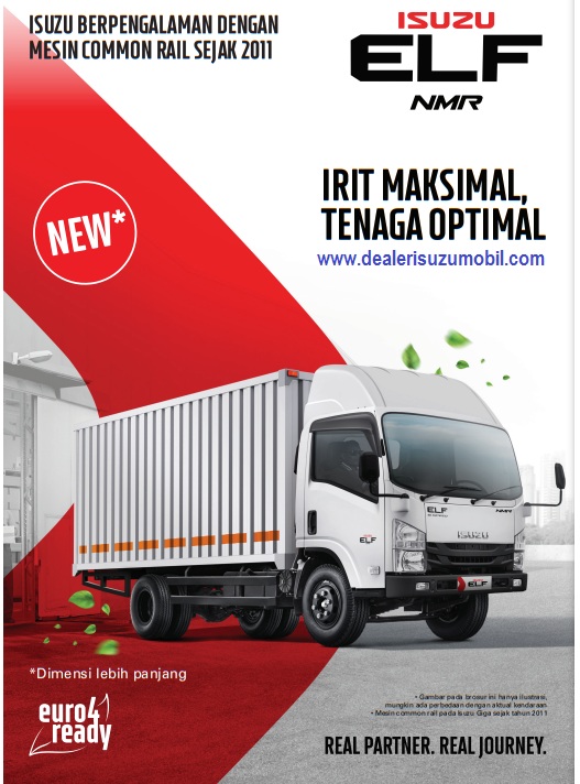 Truk CDD Box ISUZU NMR Ukuran dan Spesifikasi