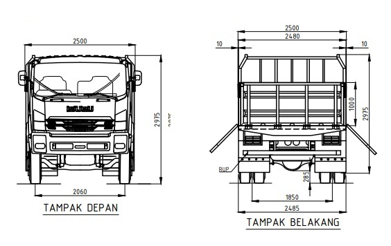 drawing isuzu Giga FVM U HP ( DEPAN ) drawing isuzu Giga FVM U HP ( DEPAN )