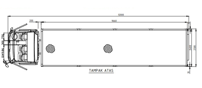 ISUZU GIGA FVM U HP - BAK BESI ( ATAS ) ISUZU GIGA FVM U HP - BAK BESI ( ATAS )