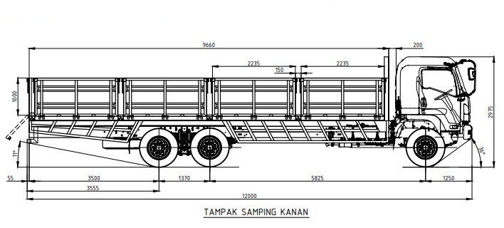 ISUZU GIGA FVM U HP BAK BESI ( KANAN ) ISUZU GIGA FVM U HP BAK BESI ( KANAN )