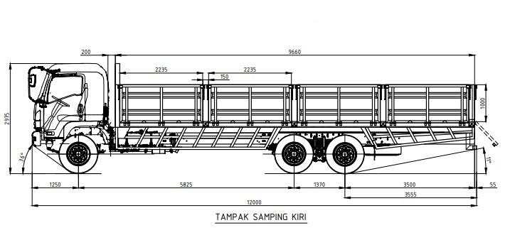 ISUZU GIGA FVM U HP BAK BESI 9 WAY ( KIRI ) ISUZU GIGA FVM U HP BAK BESI 9 WAY ( KIRI )