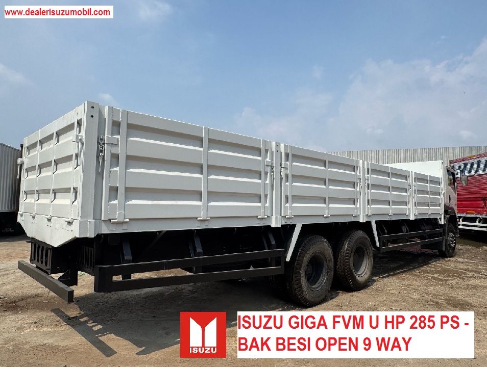 truk GIGA FVM U HP aplikasi Bak Besi terbuka 9 Way truk GIGA FVM U HP aplikasi Bak Besi terbuka 9 Way