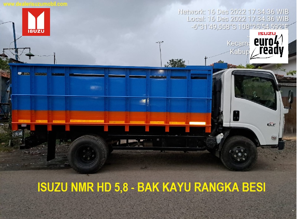 TRUK BAK KAYU ISUZU NMR HD 150 PS TRUK BAK KAYU ISUZU NMR HD 150 PS