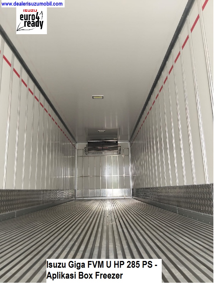 INTERIOR BOX FREEZER ISUZU GIGA FVM U HP