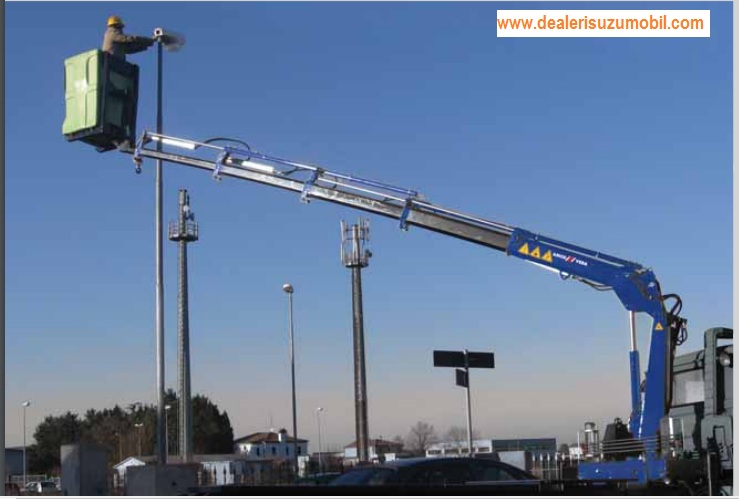 Jangkauan SKY LIFT Isuzu NMR Jangkauan SKY LIFT Isuzu NMR