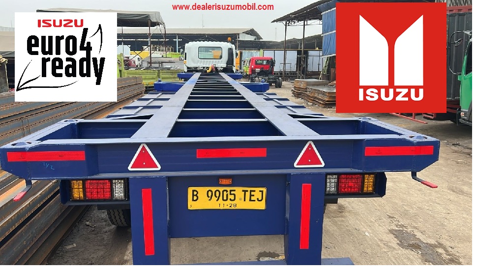 TRAILER RANGKA 40 FEET Isuzu Giga GVR J HP ABS TRAILER RANGKA 40 FEET Isuzu Giga GVR J HP ABS
