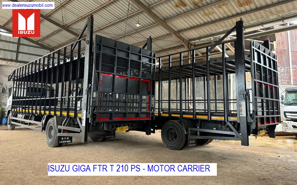 bak motor isuzu giga FTR posisi belakang