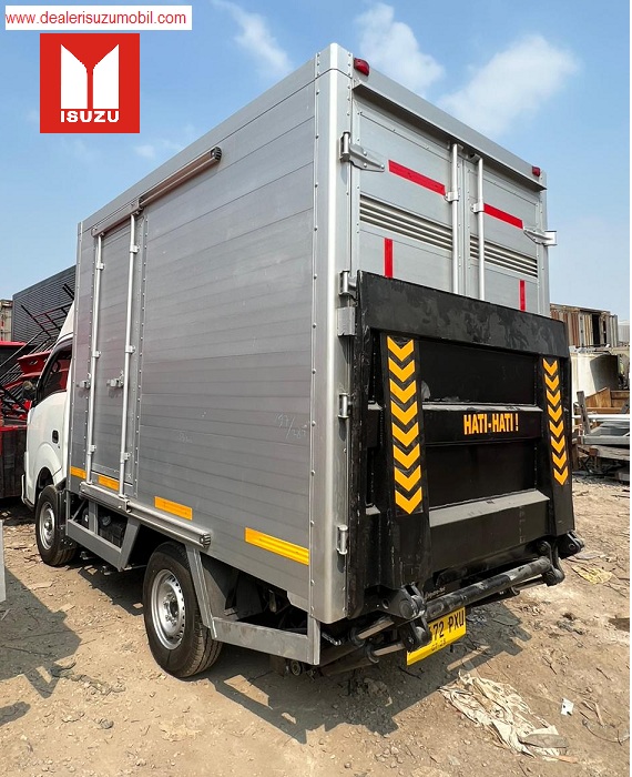 isuzu traga box alumunium tail gate