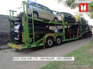 isuzu giga GVR J aplikasi car hauler