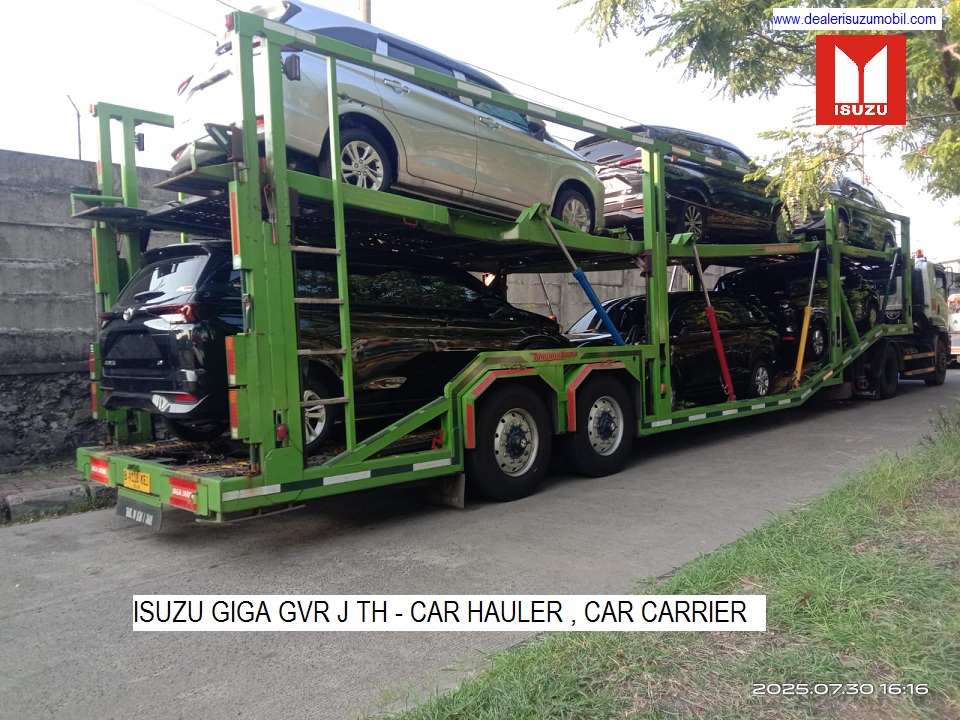 isuzu giga GVR J aplikasi car hauler