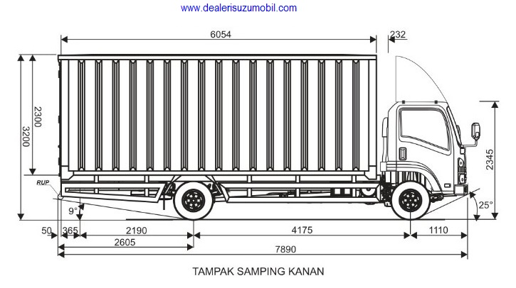 DRAWING BOX BESI ISUZU NMR L EURO4 TAMPAK KANAN DRAWING BOX BESI ISUZU NMR L EURO4 TAMPAK KANAN