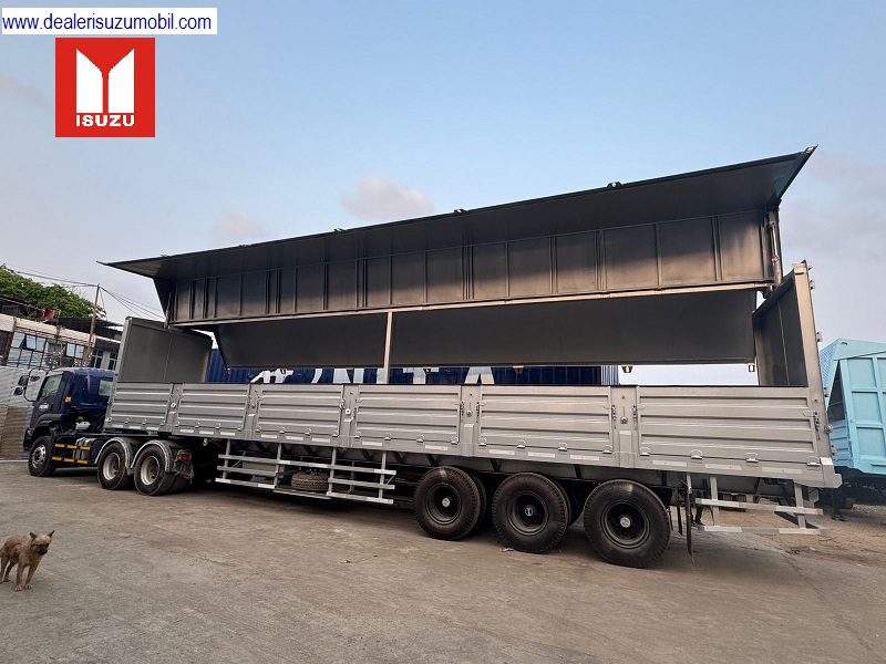 Trailer 3 aXEL wING bOX ISUZU GIGA