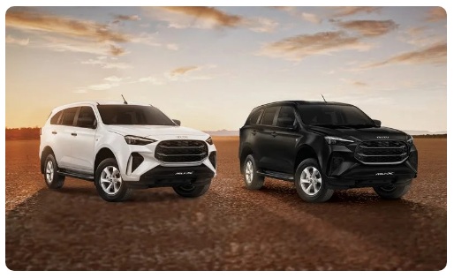 WARNA PILIHAN HITAM dan PUTIH ISUZU MUX 2025 WARNA PILIHAN HITAM dan PUTIH ISUZU MUX 2025