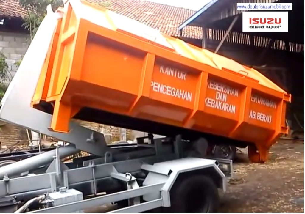 Bak ARM ROLL 4 KUBIK Isuzu NMR HD 6,5 Bak ARM ROLL 4 KUBIK Isuzu NMR HD 6,5