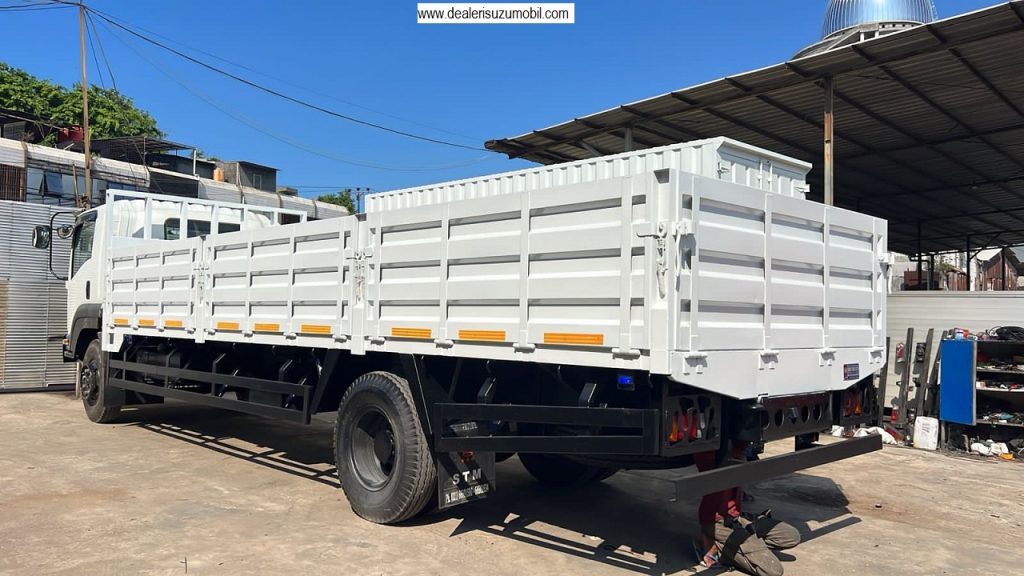 aplikasii Bak besi isuzu Giga FTR T