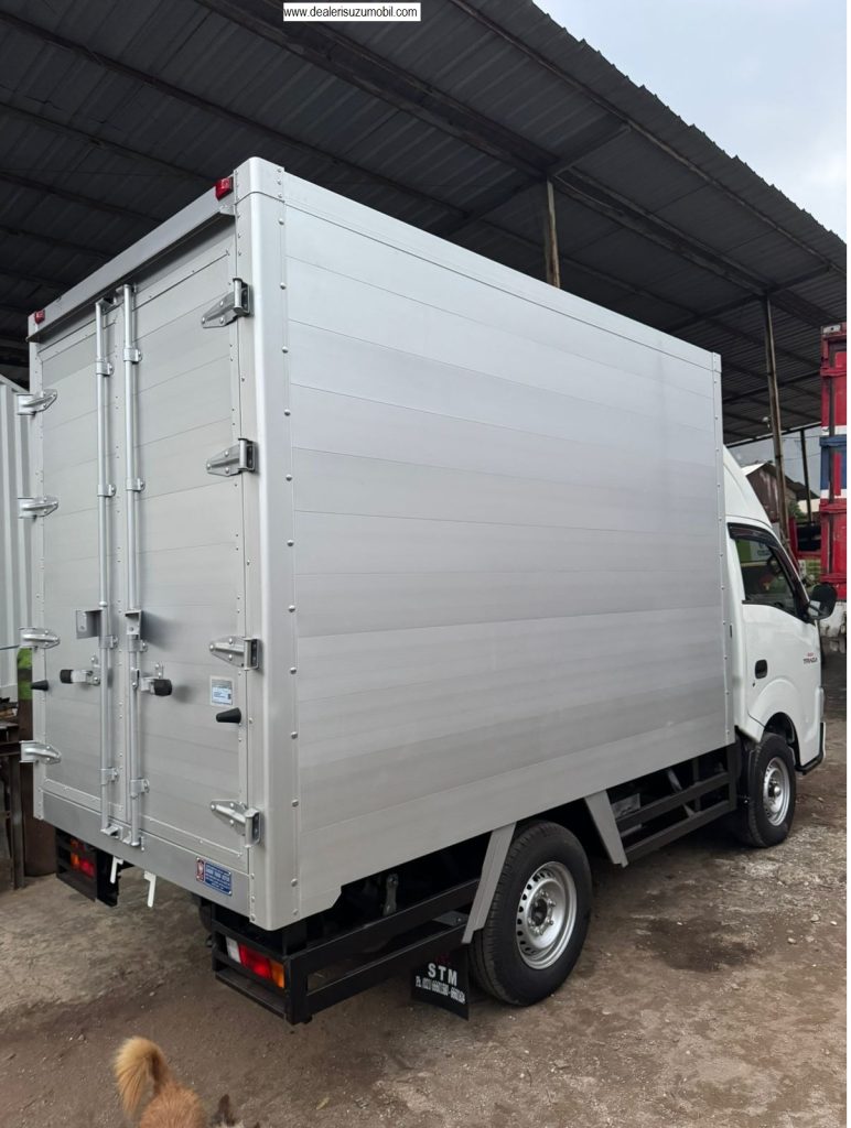 Aplikasi Box alumunium Jumbo ISUZU TRAGA euro 4