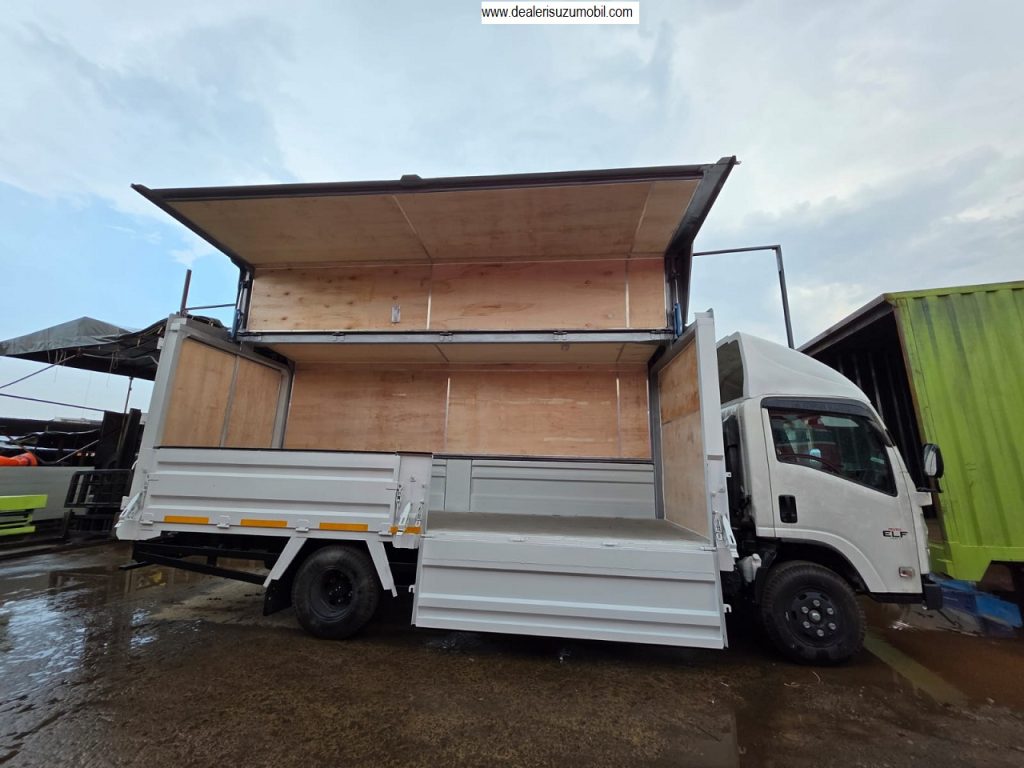 ISUZU NMR L EURO 4 Apliaksi WING BOX ELEKTRUK