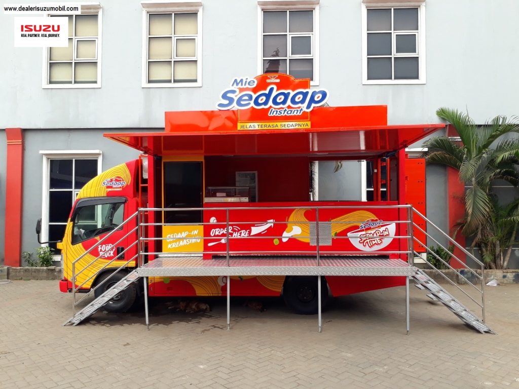 FOOD TRUCK ISUZU NLR 4 BAN MOBIL TOKO ISUZU ELF