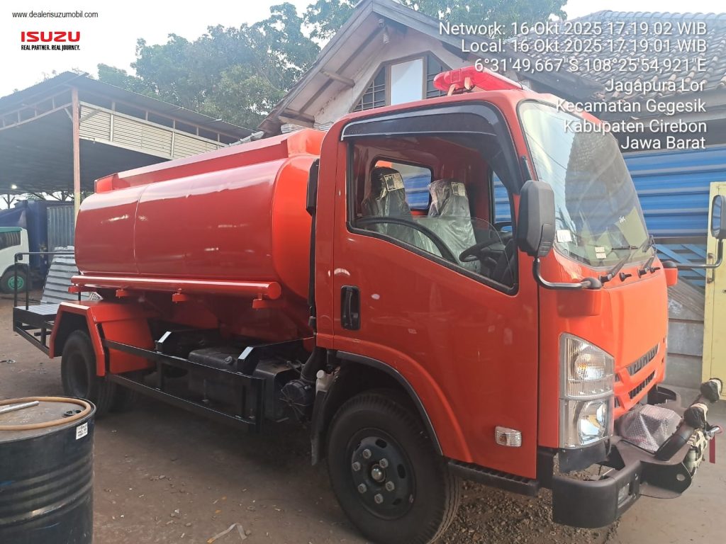 Mobil Tangki Air Bersih 4500 Liter Isuzu NMR HD 5,8